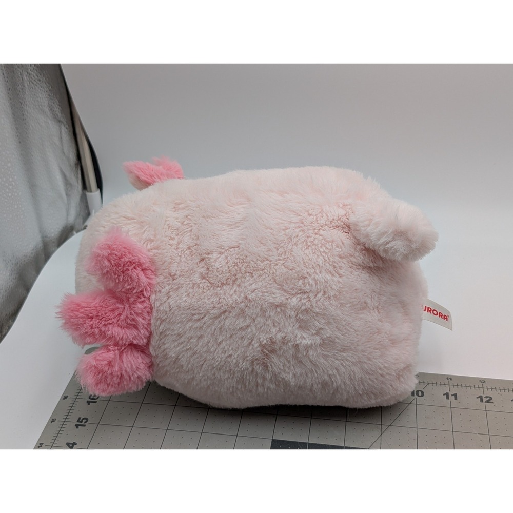 Aurora Axolotyl Pink Round Plush 2023 Stuffed Animal Toy - Picture 8 of 8